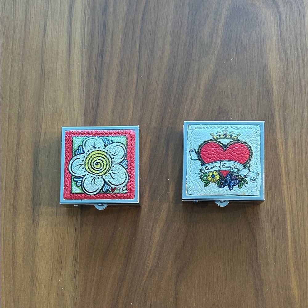 Brighton Floral and Heart Pillboxes
